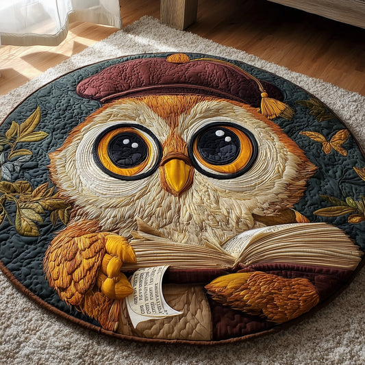 Enchanted Owl Quilted Round Mat GFTOMA4864