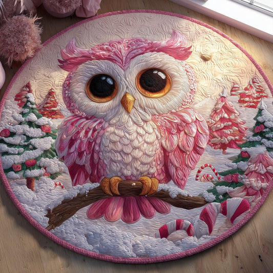 Enchanted Owl Quilted Round Mat GFTOMA4865