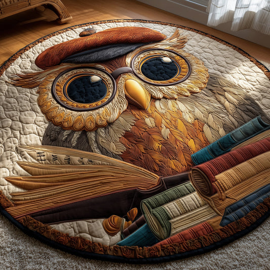 Enchanted Owl Quilted Round Mat GFTOMA4867