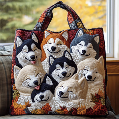 Husky Quilted Tote Bag GFTOMA4904