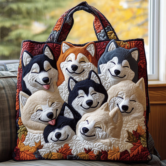 Husky Quilted Tote Bag GFTOMA4904