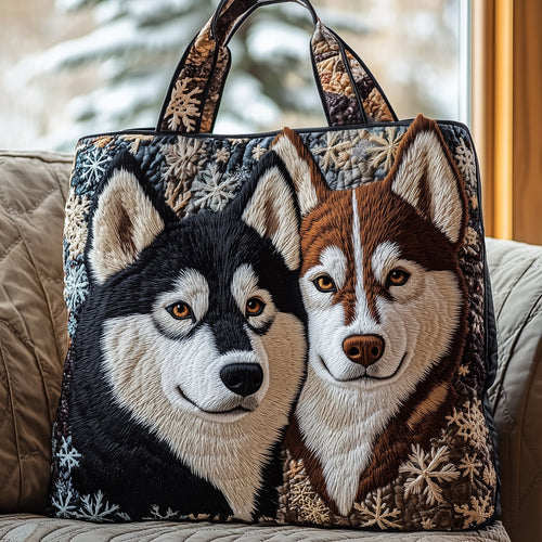 Husky Quilted Tote Bag GFTOMA4905