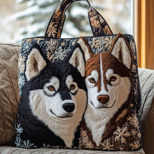 Husky Quilted Tote Bag GFTOMA4905