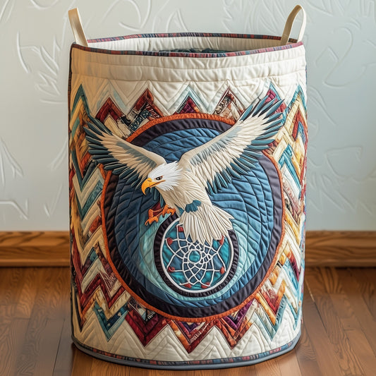 Tribal Soul Dreamcatcher Quilted Laundry Basket GFTOMA4954