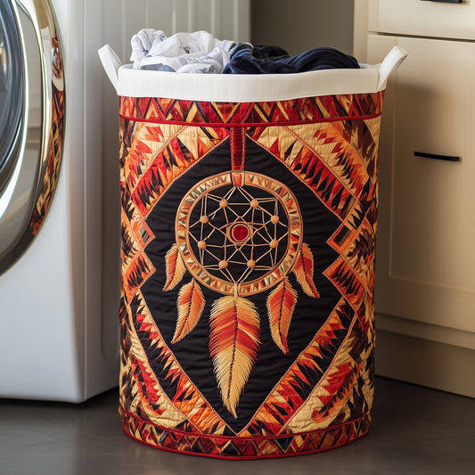 Tribal Soul Dreamcatcher Quilted Laundry Basket GFTOMA4958