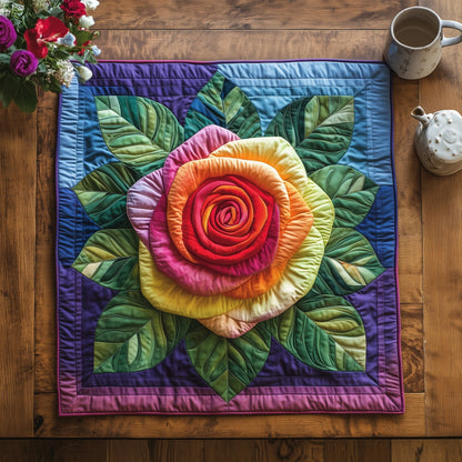 Royal Rose Quilted Table Topper GFTOMA5013