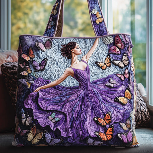 Ballet Bloom Quilted Tote Bag GFTOMA5050