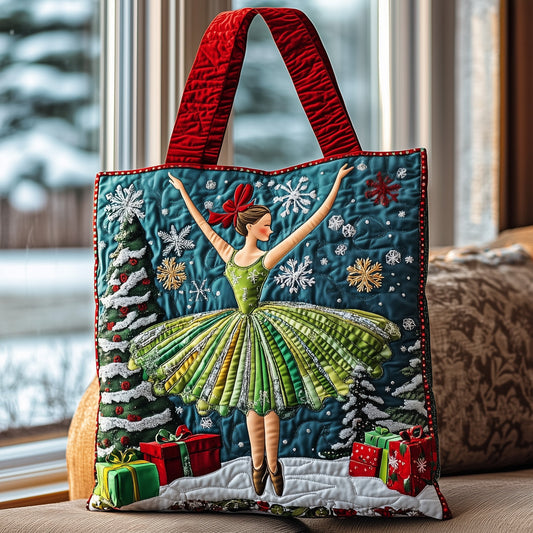 Ballet Bloom Quilted Tote Bag GFTOMA5052