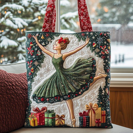 Ballet Bloom Quilted Tote Bag GFTOMA5053