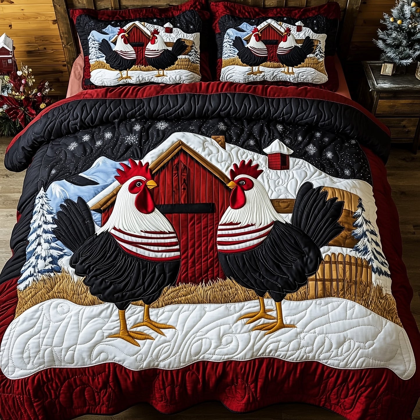Rooster Charm Duvet Cover Set GFTOMA5059