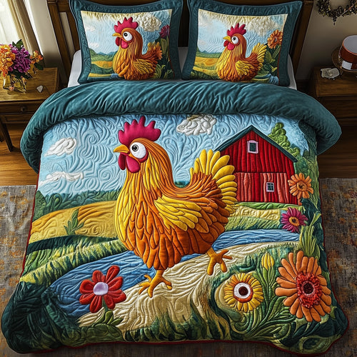Rooster Charm Duvet Cover Set GFTOMA5061