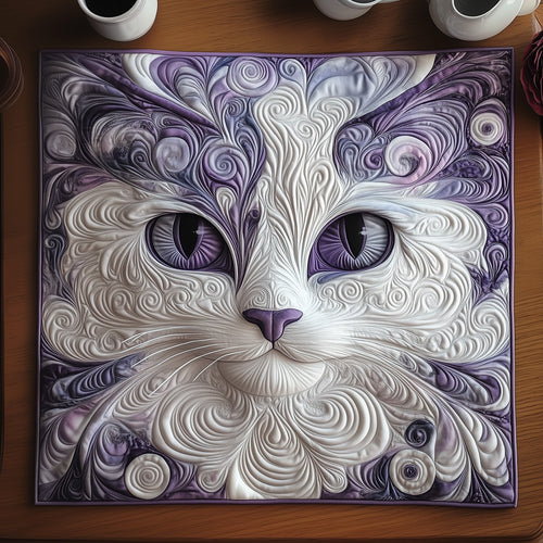 Cat Purrs Quilted Table Topper GFTOMA5071