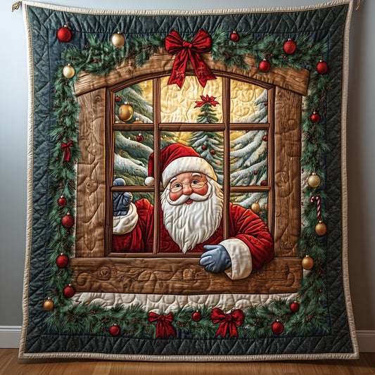 Jolly Santa Quilted Blanket GFTOMA5080