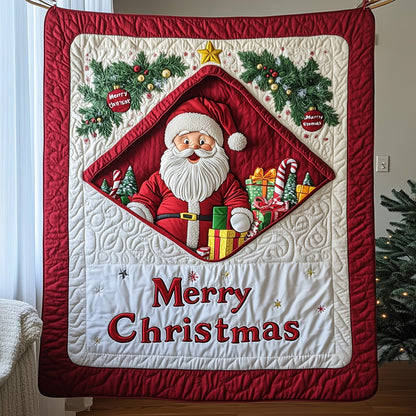 Jolly Santa Quilted Blanket GFTOMA5081