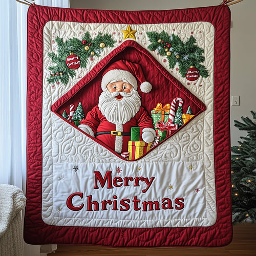 Jolly Santa Quilted Blanket GFTOMA5081