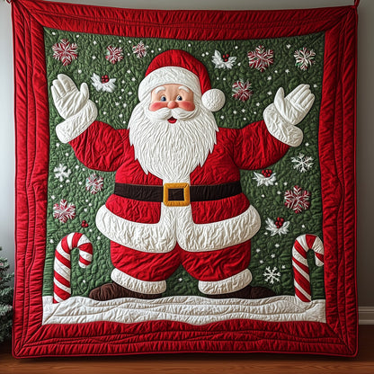 Jolly Santa Quilted Blanket GFTOMA5082
