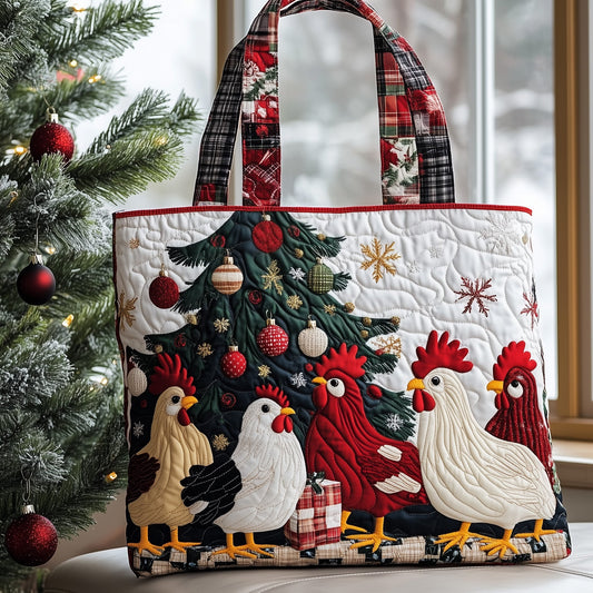 Rooster Charm Quilted Tote Bag GFTOMA5093