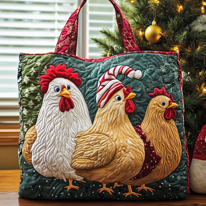 Rooster Charm Quilted Tote Bag GFTOMA5094