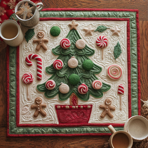 Christmas Tree Quilted Table Topper GFTOMA5107