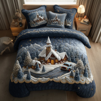 Snowy Village Duvet Cover Set GFTOMA5118