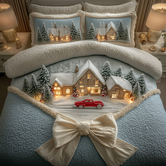 Snowy Village Duvet Cover Set GFTOMA5119