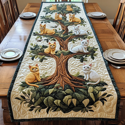 Tree of Cats Quilted Table Runner GFTOMA511