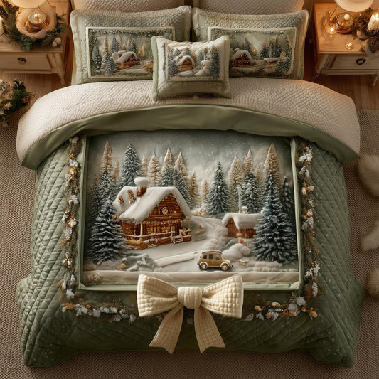 Snowy Village Duvet Cover Set GFTOMA5120
