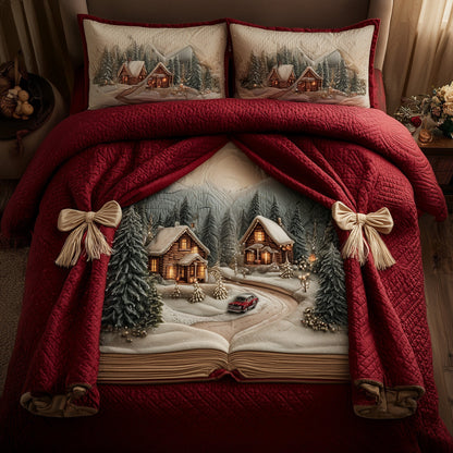 Snowy Village Duvet Cover Set GFTOMA5121