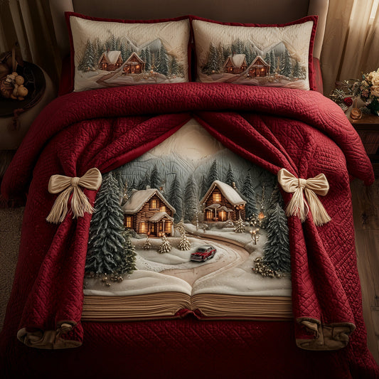 Snowy Village Duvet Cover Set GFTOMA5121