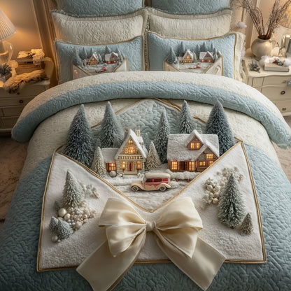 Snowy Village Duvet Cover Set GFTOMA5123