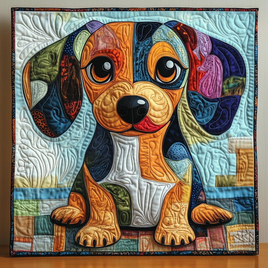 Dachshund Quilted Table Topper GFTOMA5185