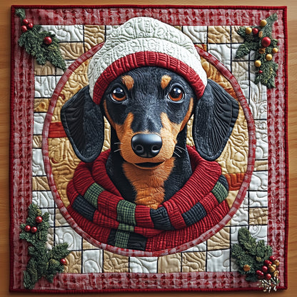 Dachshund Quilted Table Topper GFTOMA5189
