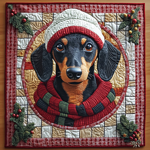 Dachshund Quilted Table Topper GFTOMA5189