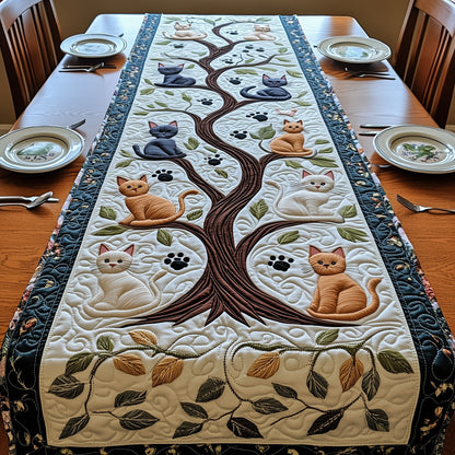 Tree of Cats Quilted Table Runner GFTOMA518