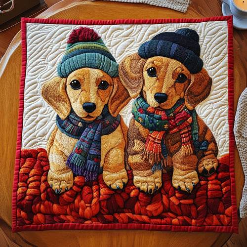 Dachshund Quilted Table Topper GFTOMA5191