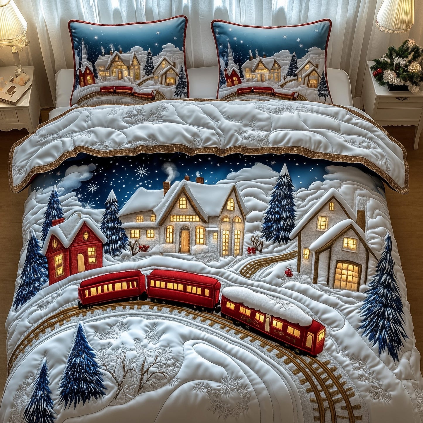 Yuletide Express Duvet Cover Set GFTOMA5210