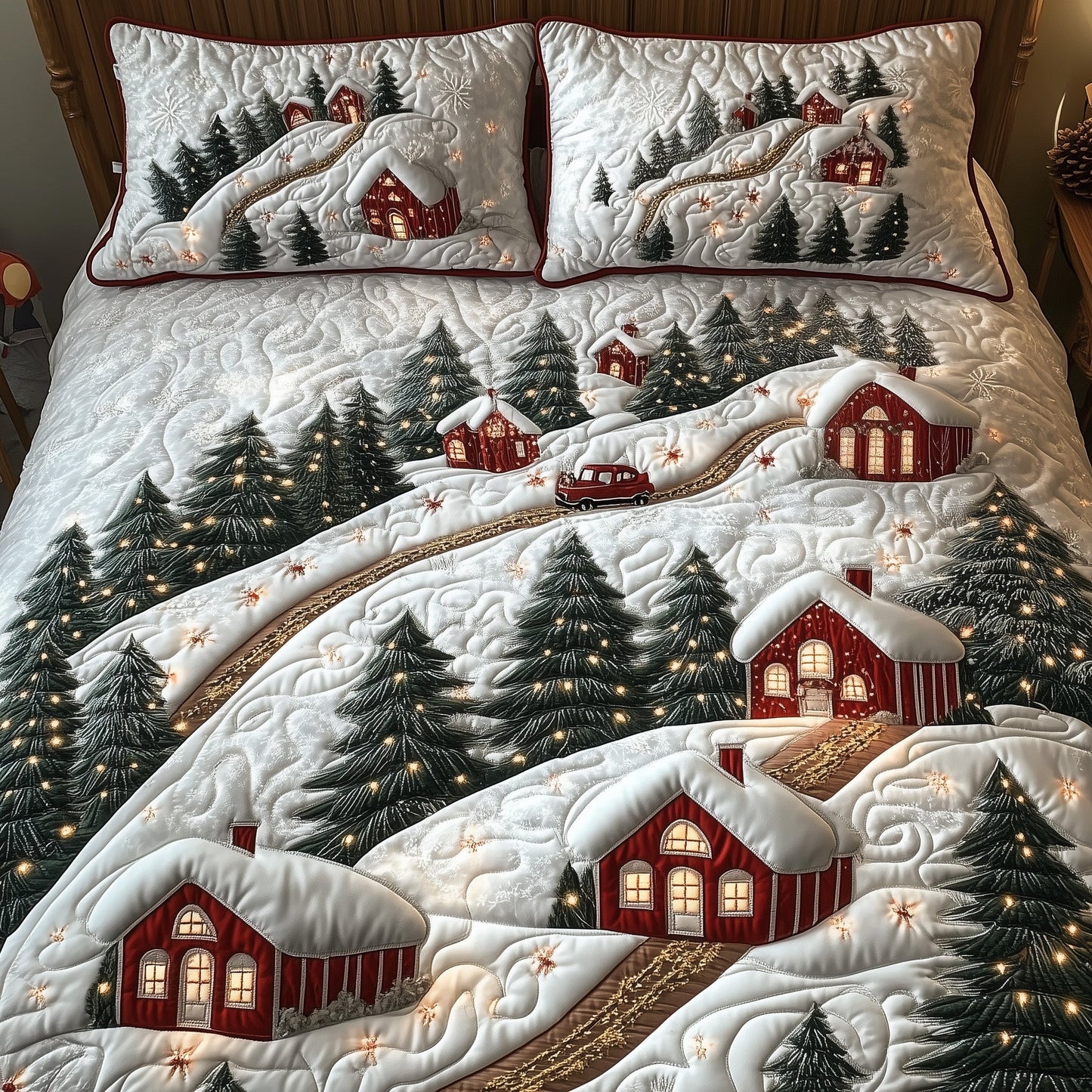 Yuletide Express Duvet Cover Set GFTOMA5213