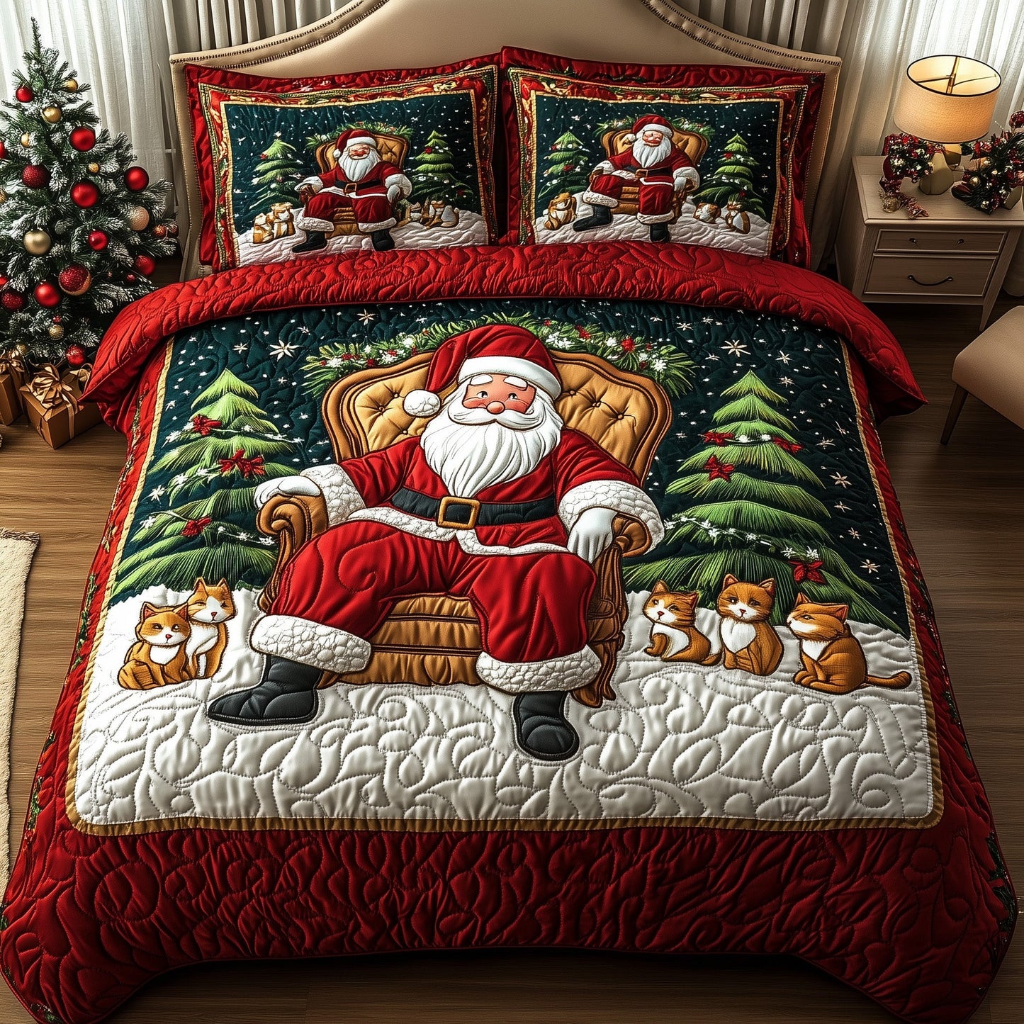 Jolly Santa Duvet Cover Set GFTOMA5224