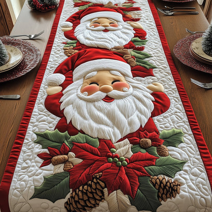 Merry Claus Quilted Table Runner GFTOMA5259