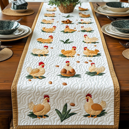 Hens Quilted Table Runner GFTOMA525