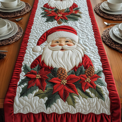 Merry Claus Quilted Table Runner GFTOMA5260