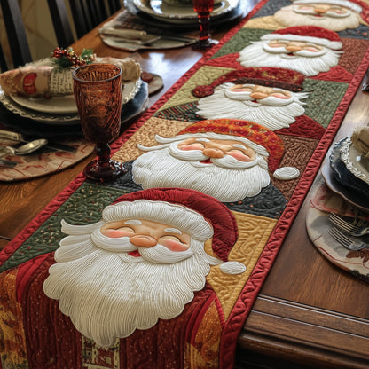 Merry Claus Quilted Table Runner GFTOMA5262