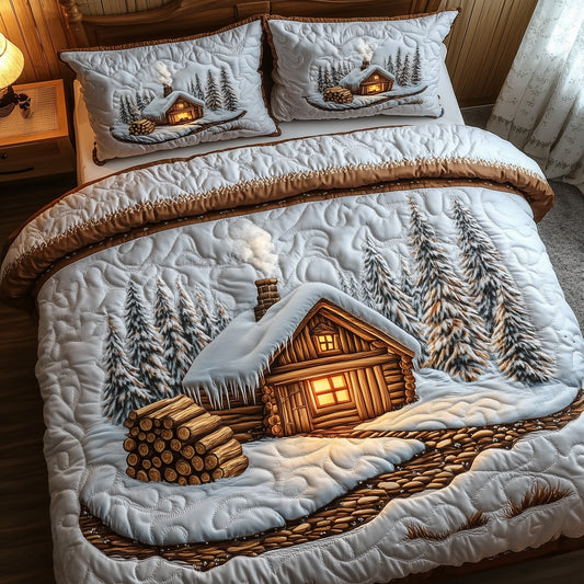 Winter Cabin Duvet Cover Set GFTOMA5265