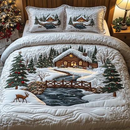 Winter Cabin Duvet Cover Set GFTOMA5266