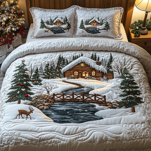 Winter Cabin Duvet Cover Set GFTOMA5266