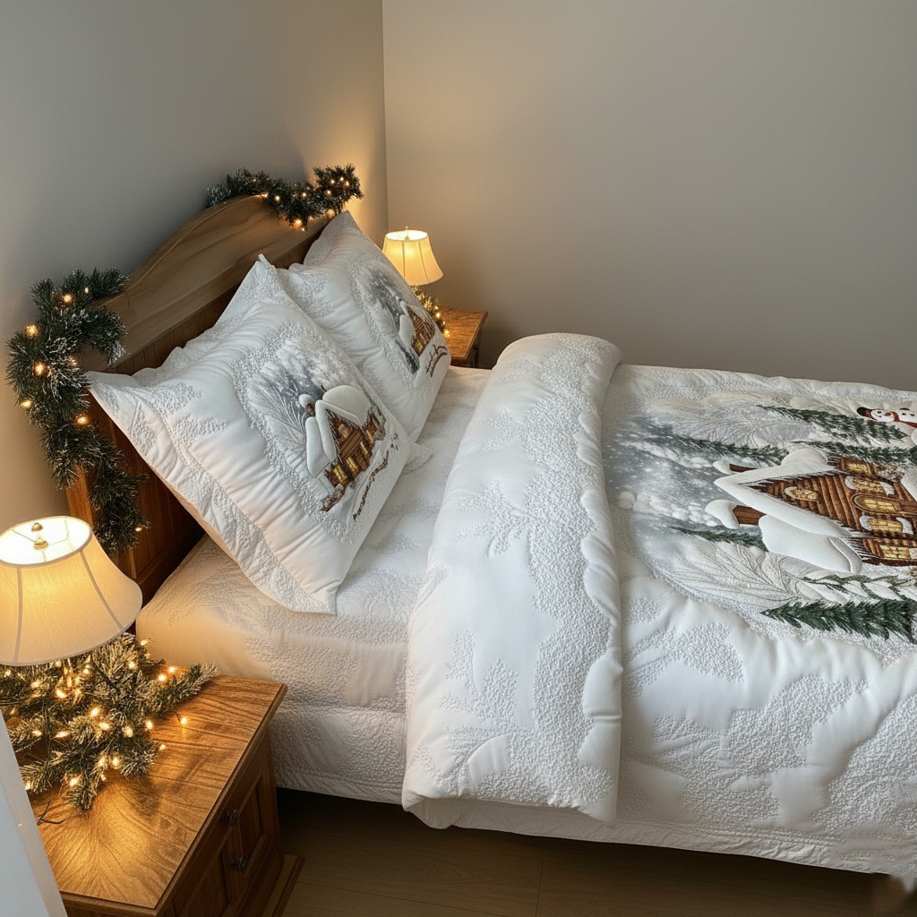 Winter Cabin Duvet Cover Set GFTOMA5268