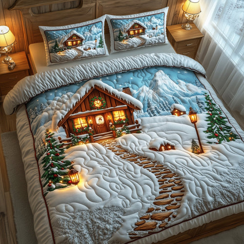 Winter Cabin Duvet Cover Set GFTOMA5272