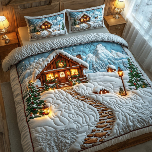 Winter Cabin Duvet Cover Set GFTOMA5272
