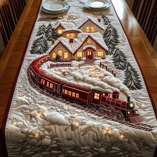 Yuletide Express Quilted Table Runner GFTOMA5287