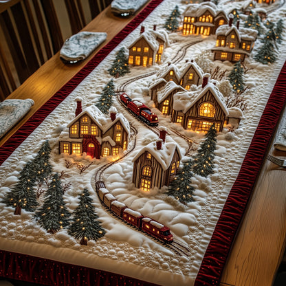 Yuletide Express Quilted Table Runner GFTOMA5289
